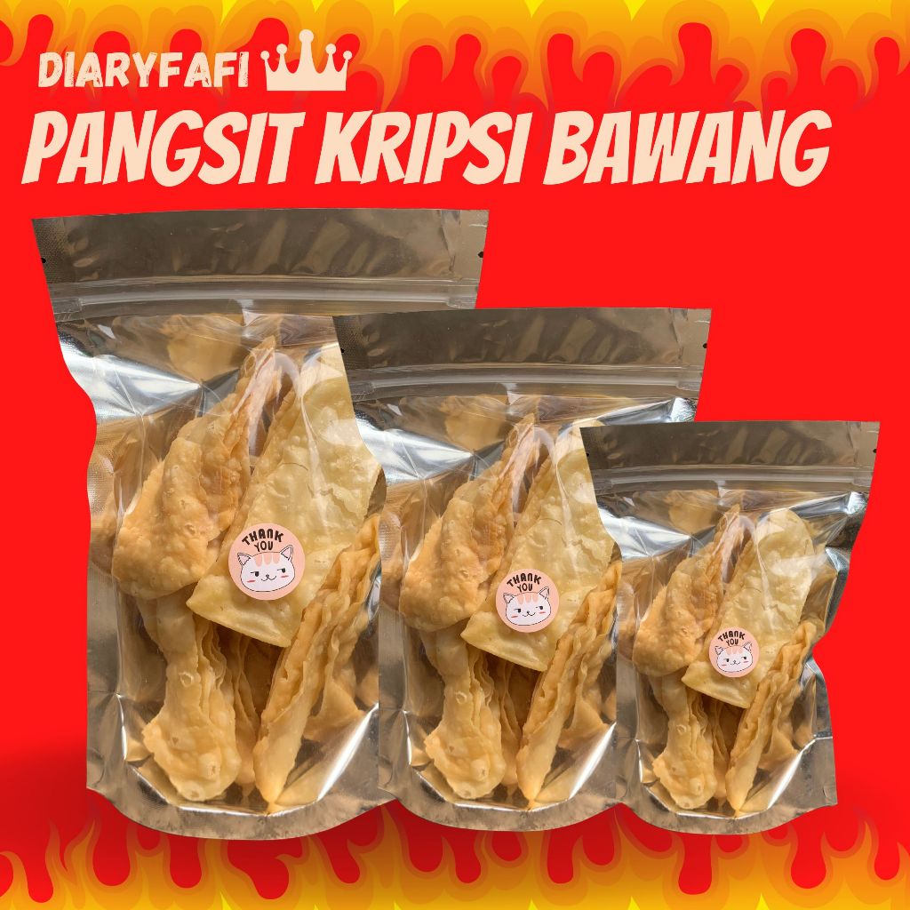 

PANGSIT GORENG BAWANG - 1 KG / 500 GRAM / 250 / SNACK KILOAN