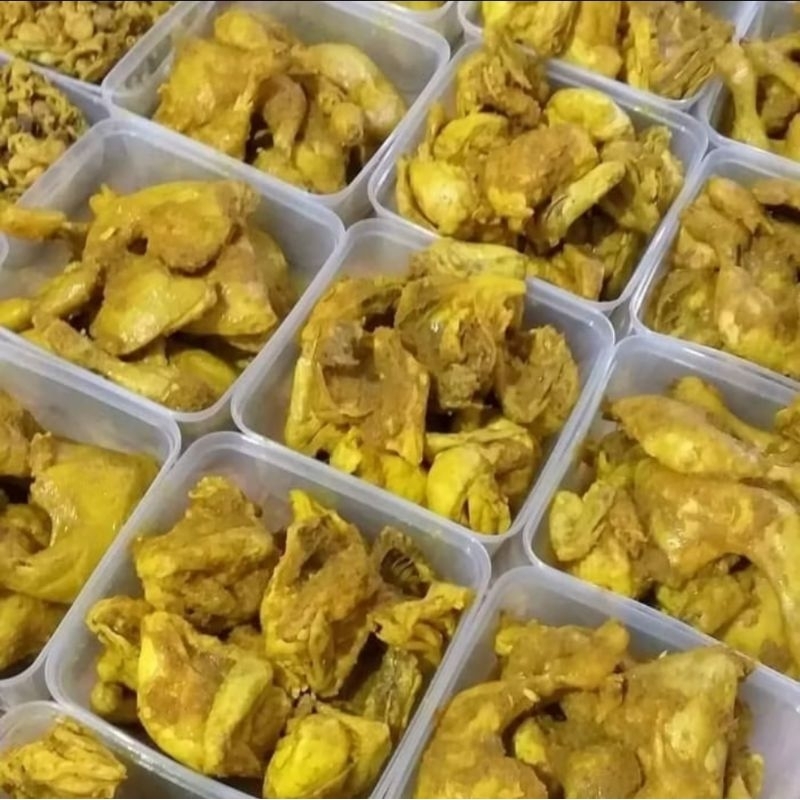 

Ayam ungkep siap goreng. 500 gram, 1/2 ekor