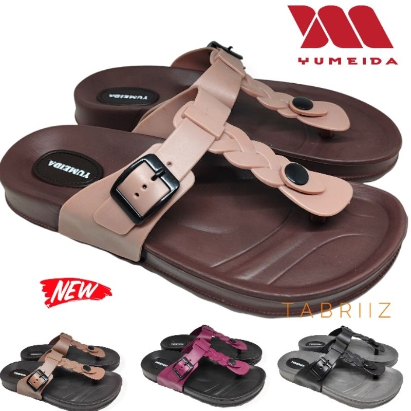 BARU Sandal Wanita YUMEIDA Sandal Jepit karet Wanita YUMEIDA Sendal Cewek MODEL TERBARU