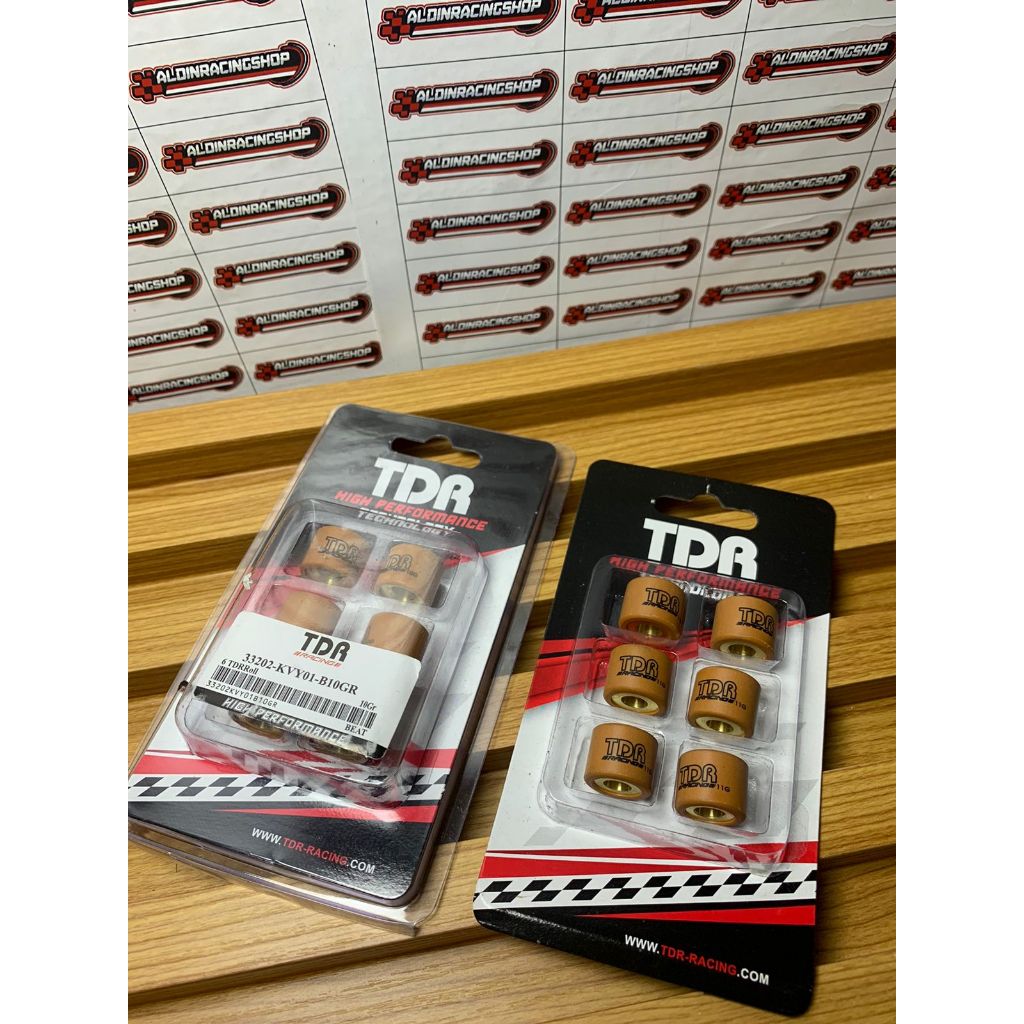 ROLLER TDR RACING BEAT KARBU SCOOPY KARBU RUMAH ROLLER UPGRADE CVT LOLER MENINGKATKAN AKSELERASI MOT