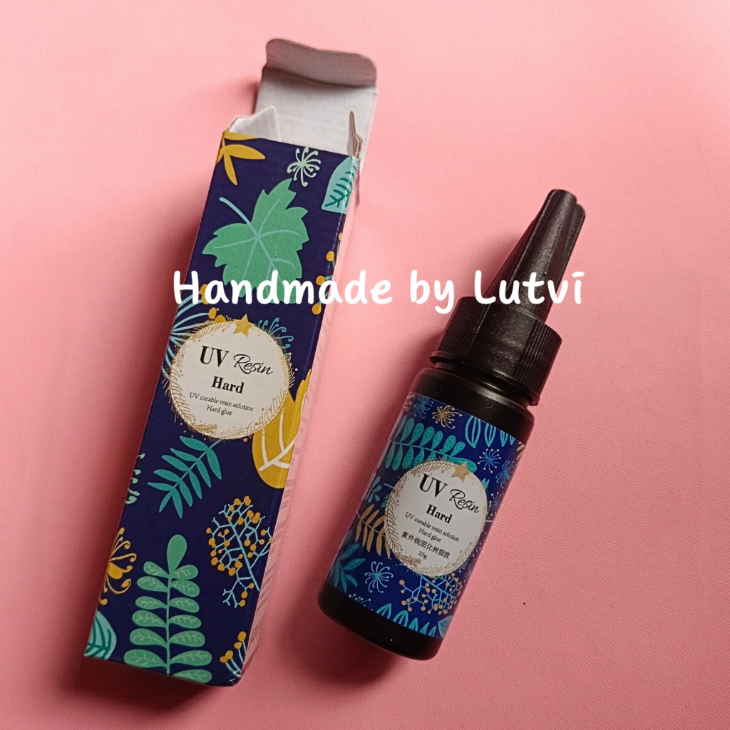 

25 gram resin uv hard | resin uv untuk shrink paper | resin bahan craft | bahan craft Samarinda | HandmadebyLutvi