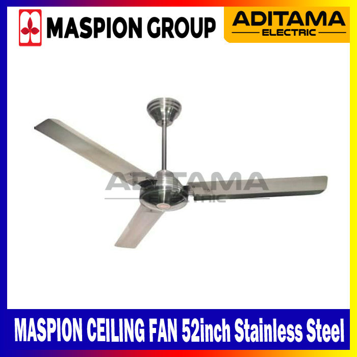 UCHIDA MASPION KIPAS ANGIN PLAFON GANTUNG BESI 52inch CF-251/ CEILING FAN UCHIDA  CF251