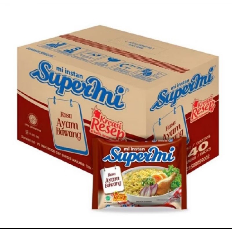 

Supermi Rasa Ayam Bawang 1 Dus Isi 40pcs Termurah