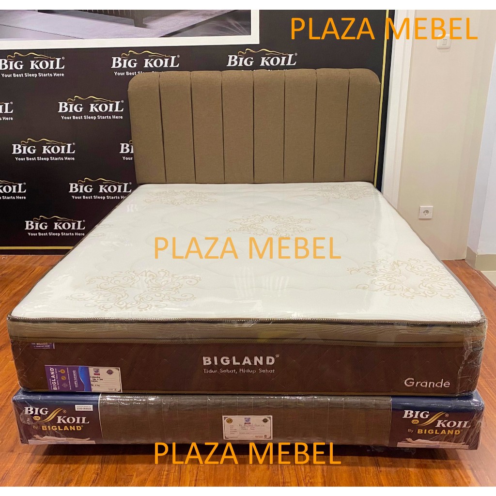 SET Springbed Bigland GRANDE Foam Encased + HB Siera ( FULLSET )