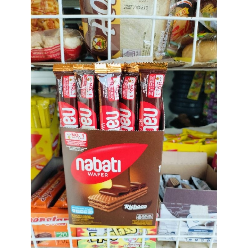 

Nabati stick coklat 1 box isi 20pcs