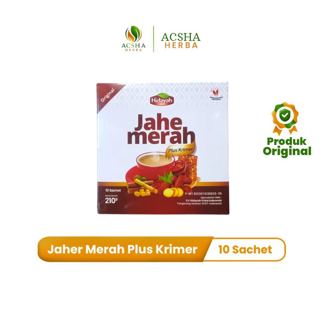 

Jahe Merah Propolis Sachet