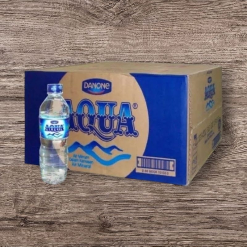 

Aqua botol 600ml 1dus (24 botol)