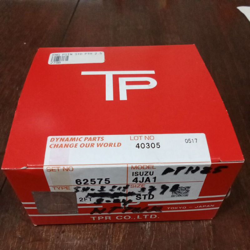 RING PISTON STD PANTHER 2.5 62575 TP