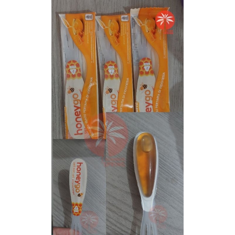 

Madu Murni dengan Sendok Honeygo Madu Box atau Madu Sachet - madu asli halal BPOM Honey Go - Madu sendok madu praktis