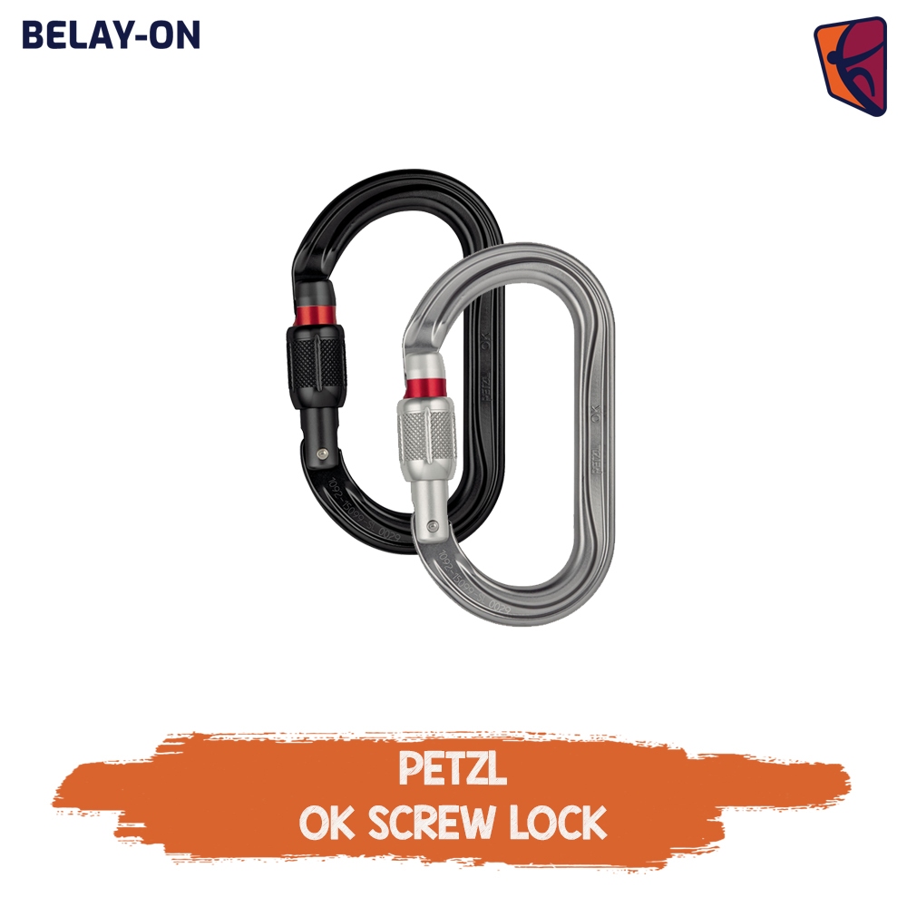 Petzl OK Screw Lock | Carabiner Petzl OK Screwlock | Cararabiner Petzl OK | Petzl OK Screwlock | Pet