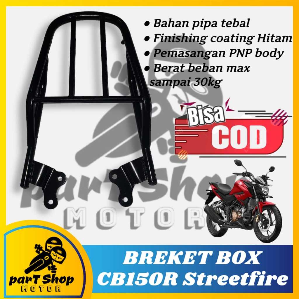 Begel box New CB150R Streetfire / Besi Box Belakang CB150R / Bracket Breket Box Motor Honda Cb150r N