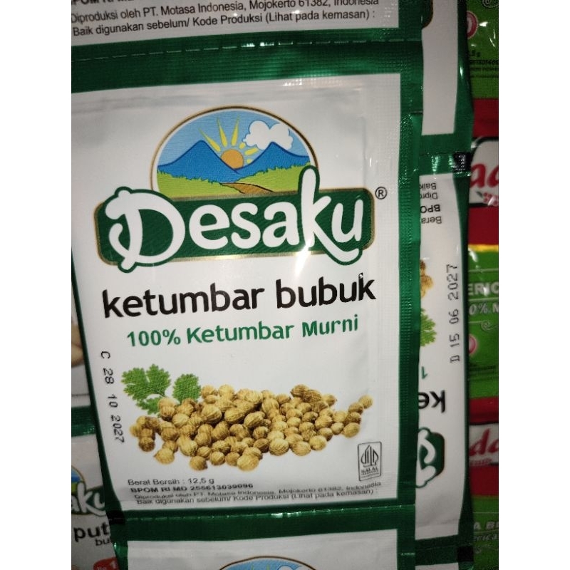 

DESAKU KETUMBAR 1 RENTENG ISI 12 SASET