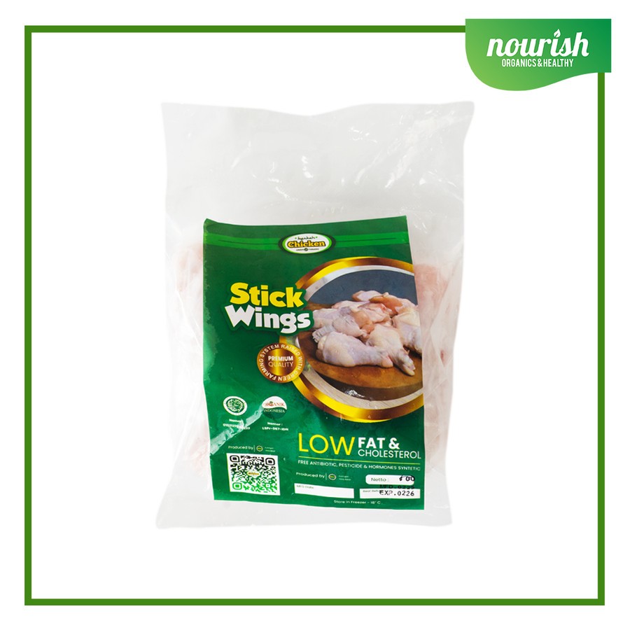 

Ayam Berkah Organik Stick Wings 500 Gram