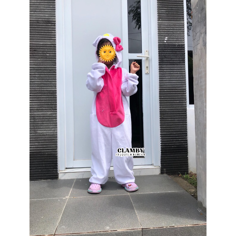 Kostum Anak untuk Pentas Karakter Kucing Lucu | Kostum Karnaval | Baju Kostum Cosplay | Jamsuit