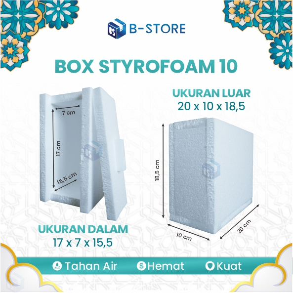 Styrofoam Box / Box Gabus / Box Styrofoam Mini Custom 20x10x19