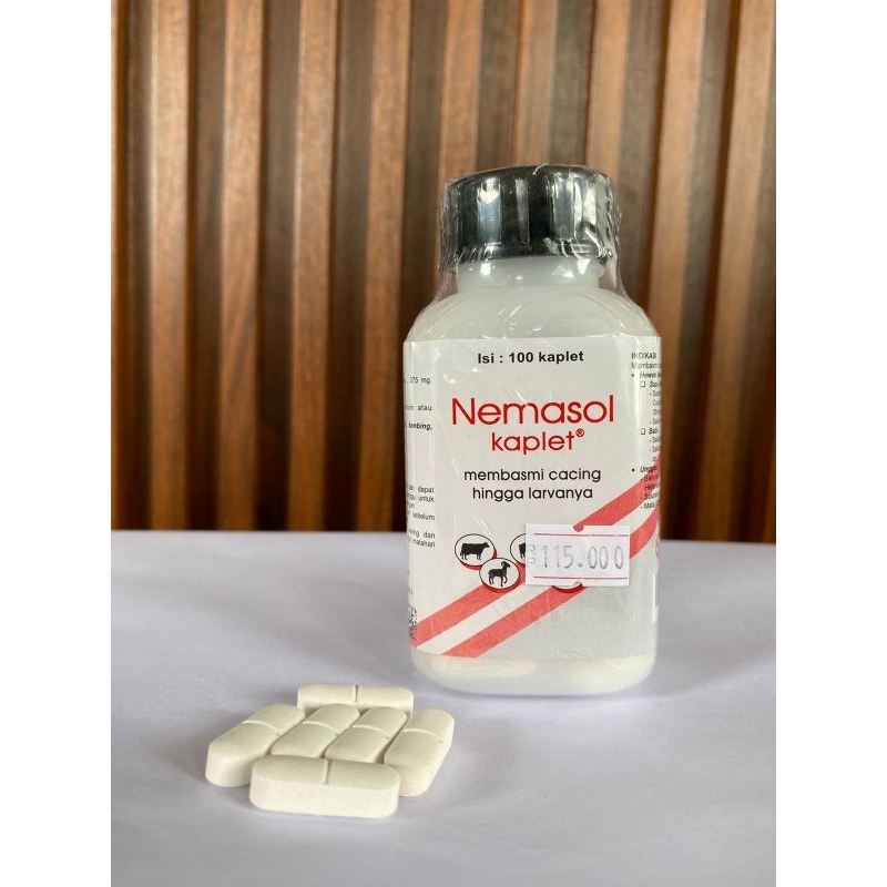 Nemasol kaplet isi 100 membasmi cacing hingga larvanya by medion