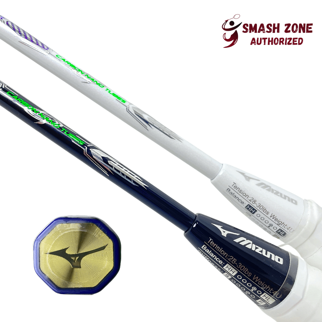 Raket Badminton MIZUNO Warrior 666 Original Carbon Nano Tubes 30 LBS Racket Bulutangkis Carbon