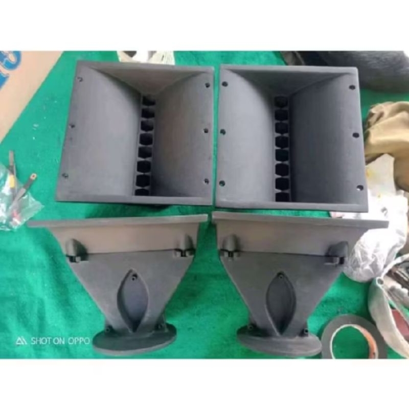 horn harmonika 22x24 bahan diral alumunium cor cat coating