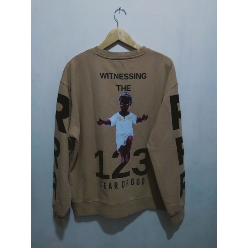 Crewneck FEAR Of GOD X  RRR123 Second