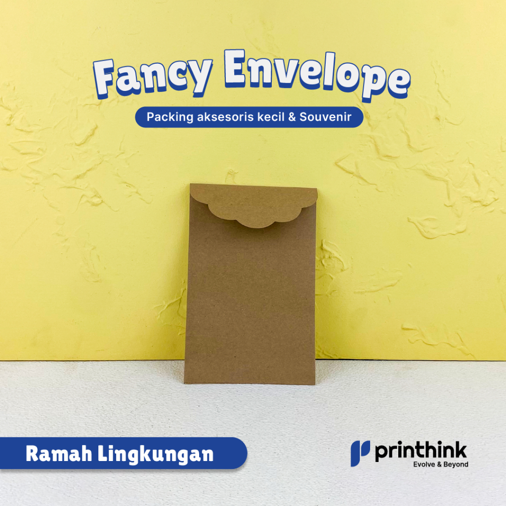 

Fancy Envelope 20 x 13 cm - Kraft 150gsm