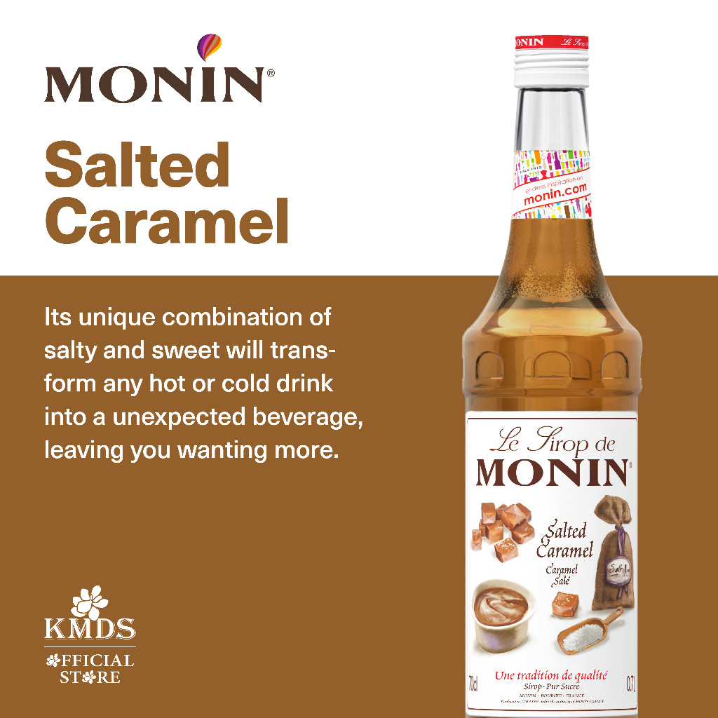 

MONIN SALTED CARAMEL SYRUP 70CL / 700ML