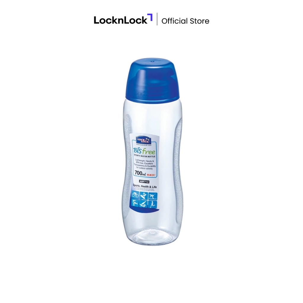LocknLock Botol Minum Sports Bottle Botol Air Minum 700mL - Biru