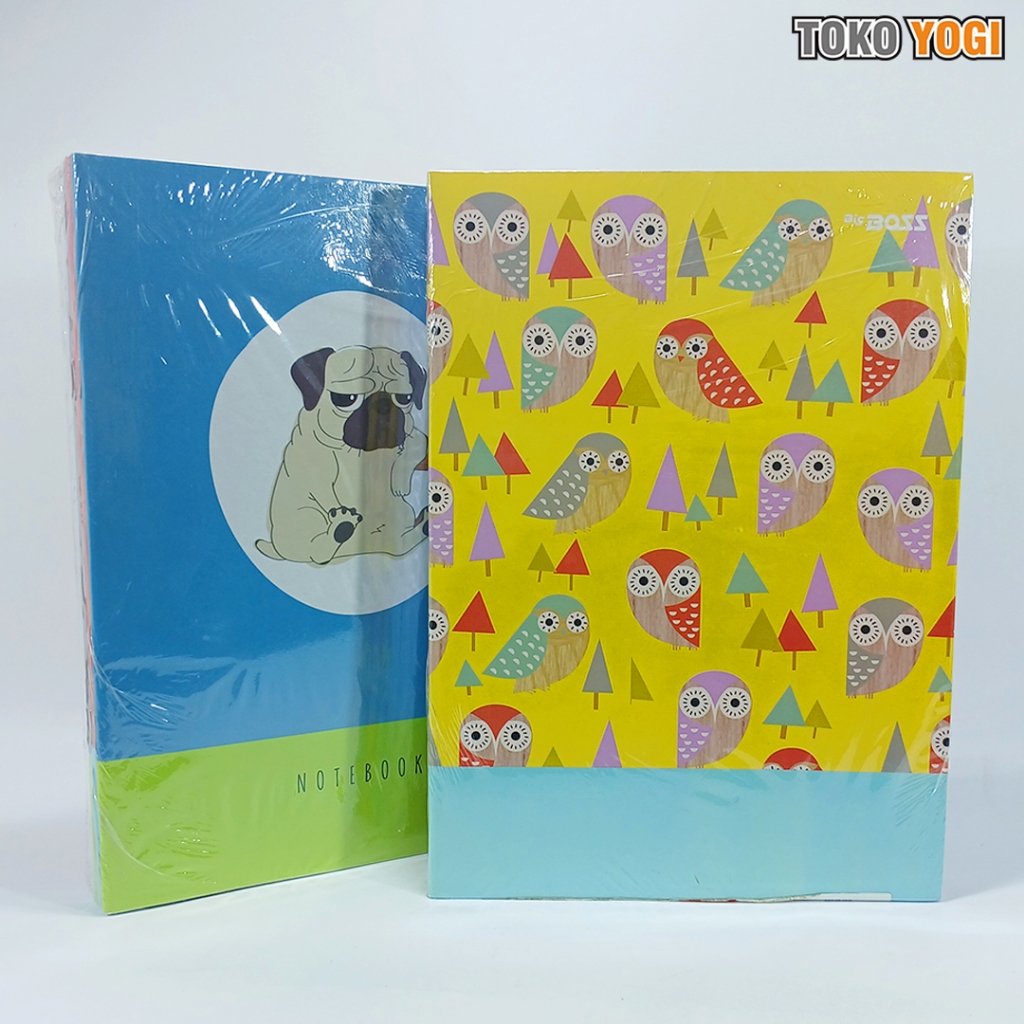 

BUKU TULIS BOXY BIG BOSS 42 LEMBAR || 1 PACK (6 BUKU) || RANDOM