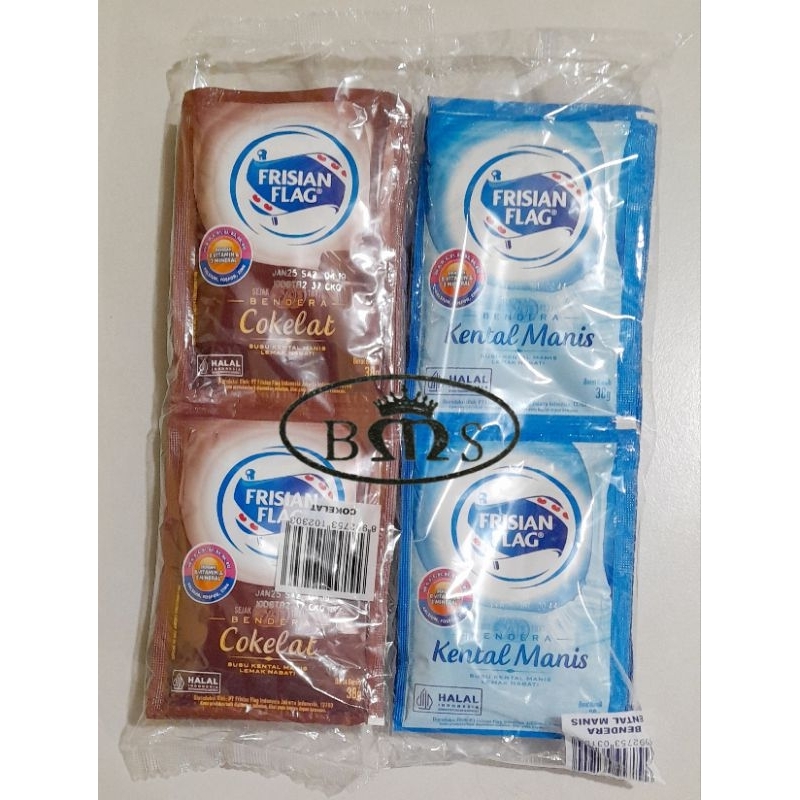 

FRISIAN FLAG Susu Kental Manis Sachet @38gr x 6