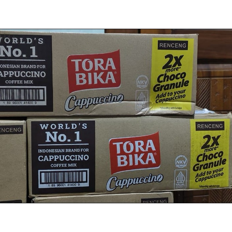 

Tora Bika Kopi Cappuccino 1Karton isi 12 x 10’s x 25gr