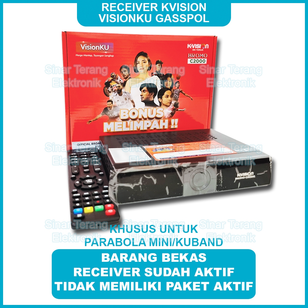 Receiver Kvision VISIONKU GASSPOL Kuband - BEKAS SECOND