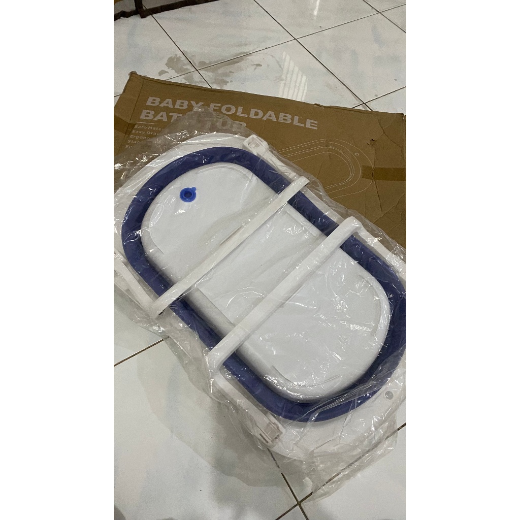 Preloved Second Baby Foldable Bathtub Bak Mandi Bayi Lipat Bekas