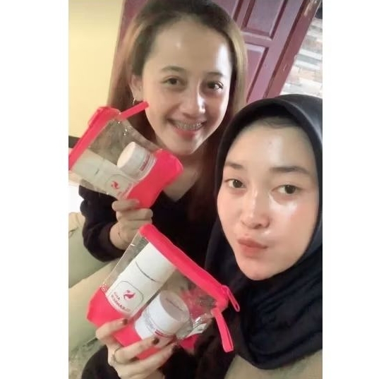 NF glowing paket kulit susah putih dan kering/kusam