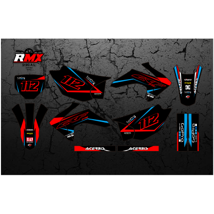 DECAL CRF 230 FULLBODY (008) DEKAL STIKER CRF 230 F 150F 230F 2015 2016 2017 2018 2019 2020 2021 202