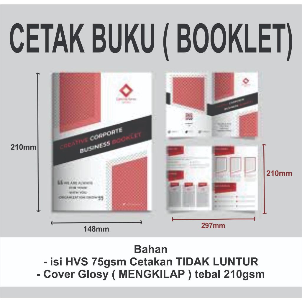 

Cetak Buku / BOOKLET HVS WARNA TIDAK LUNTUR COVER TEBAL HARGA GROSIR
