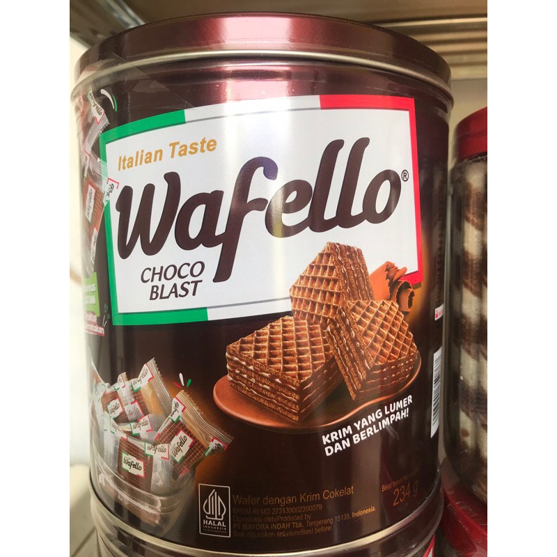 

Wafello Wafer Kaleng Coklat 234gr