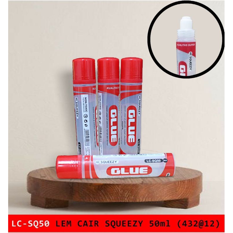 

Lem cair SQUEESY /50 ML / pak isi 12