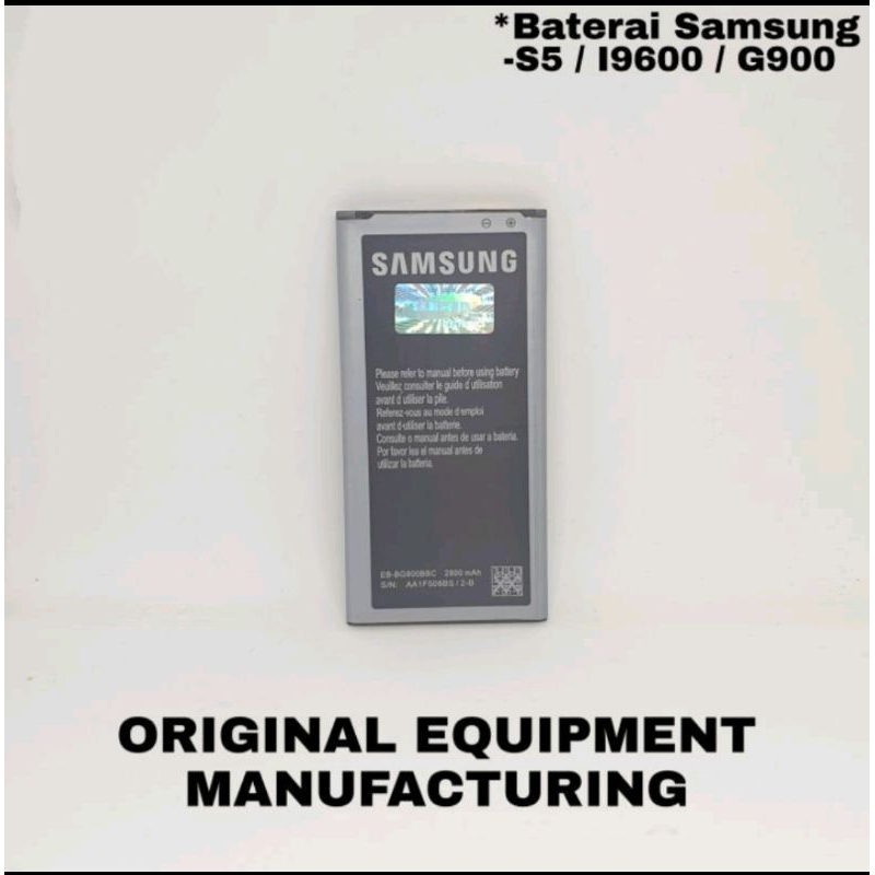 Baterai Battery Original Samsung GALAXY S5 I9600 G900F S5 DOCOMO EB-BG900BBC