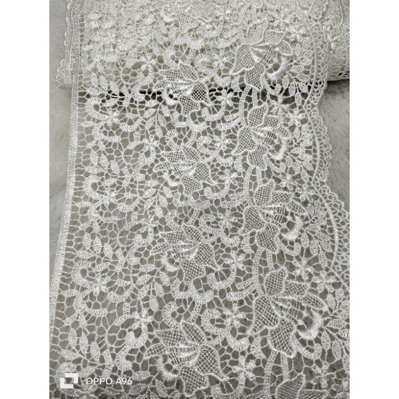 renda bordir lebar 20cm
