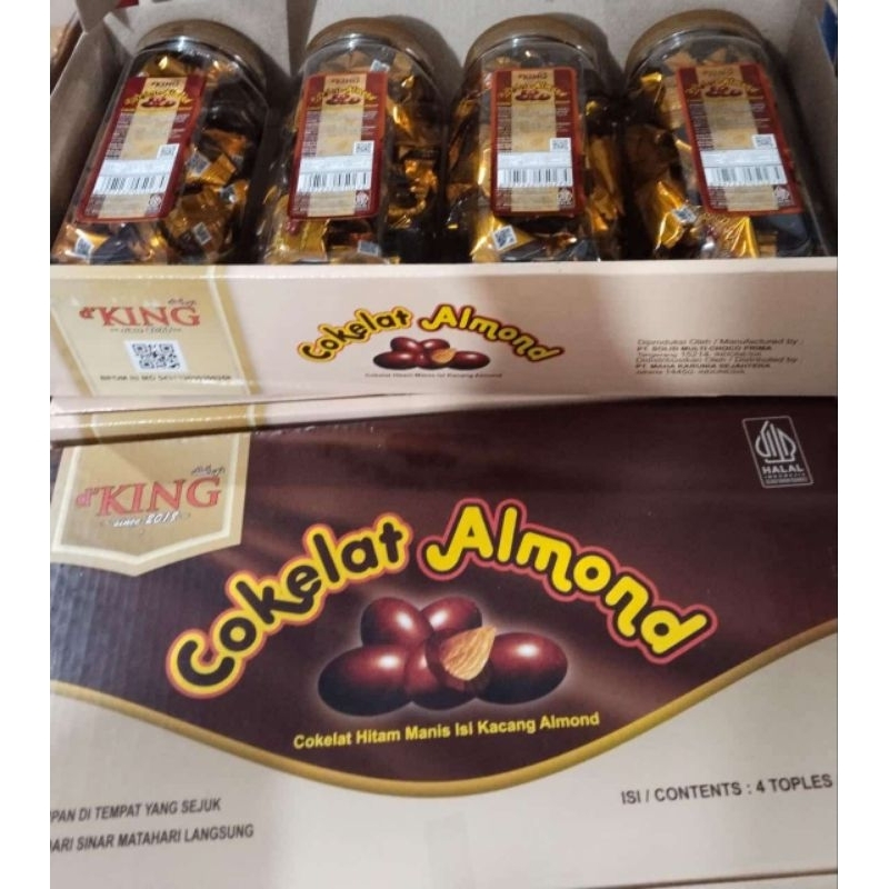 

King Cokelat Almond Isi Kacang