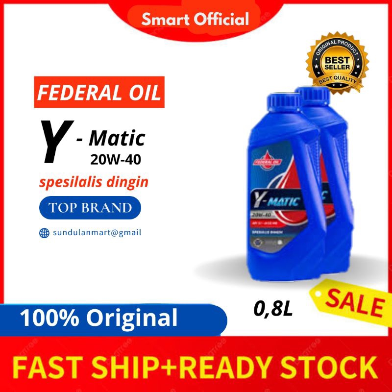 Oli federal Y-Matic 20w-40 Spesialis Dingin 0,8L