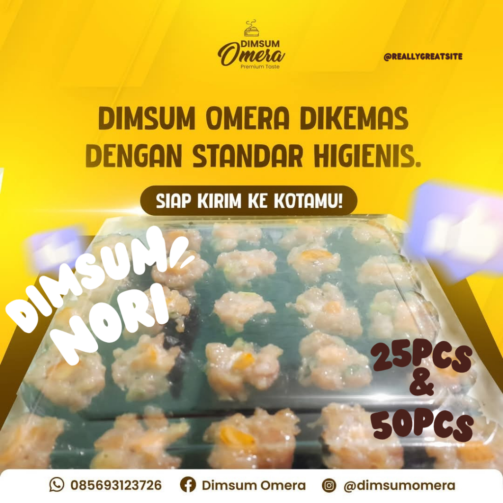 

Dimsum Nori 25pcs &50pcs HALAL