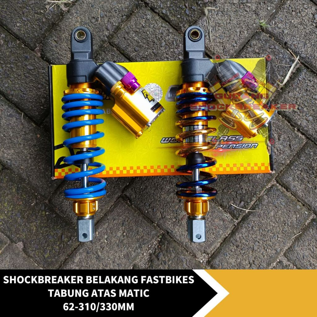 Shock Belakang Matic Shock Tabung Atas Ukuran 310 330 Universal Motor Matic Mio Beat Vario Scoopy