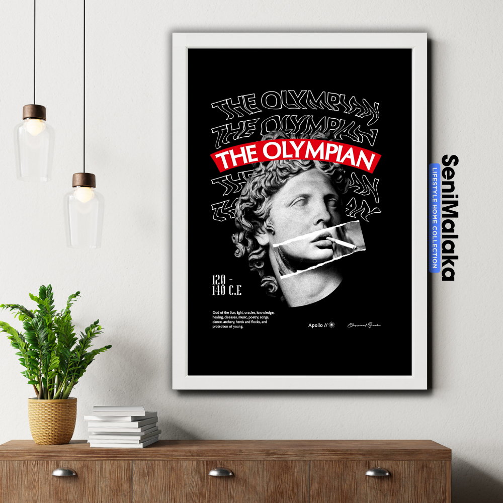 Poster Frame A2 THE OLYMPIANS Bingkai Kayu Premium