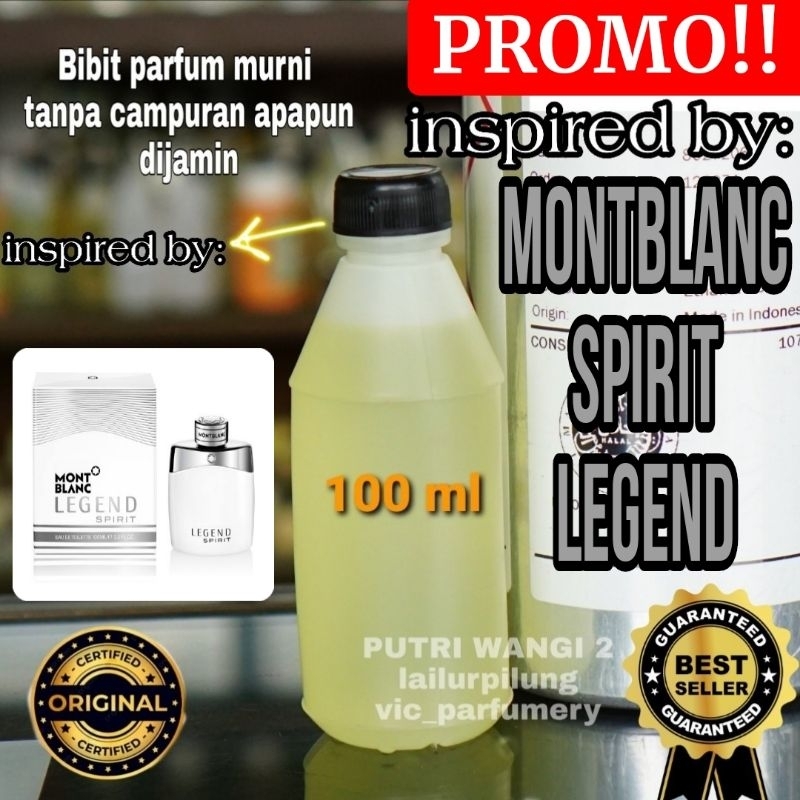 Legend spirit mont blanc 100ML / 10ml/50ml/200ml BIBIT PARFUM MURNI ASLI TANPA CAMPURAN APAPUN origi