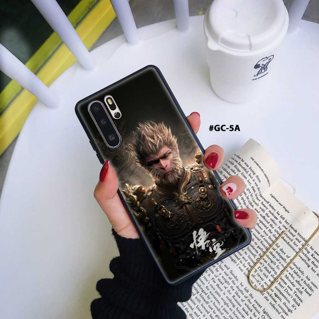 Tempered glass Case - Harcase softcase Gambar AstronotBlack Myth Wukong GC-5 Case Realme 2 Realme 5 