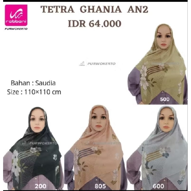 JILBAB RABBANI SEGI EMPAT MOTIF|JILBAB RABBANI ORI|JILBAB BUNGA RABBANI|JILBAB KEKINIAN|JILBAB TERNY