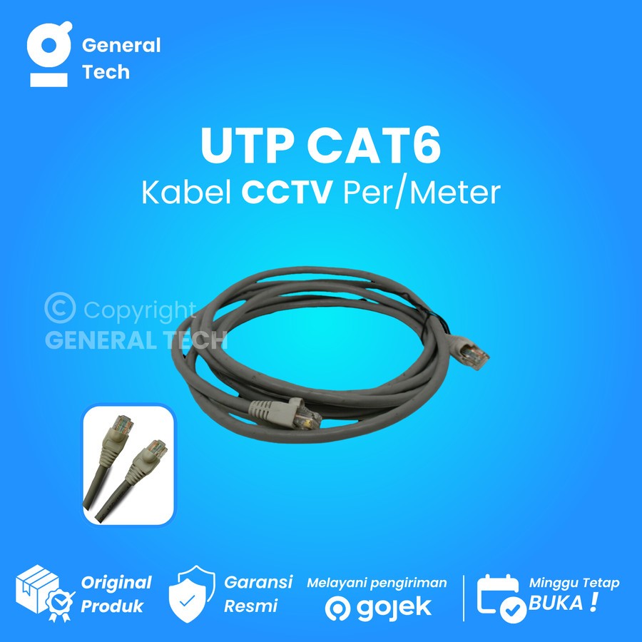 Kabel LAN CCTV UTP Cat6 PerMeter