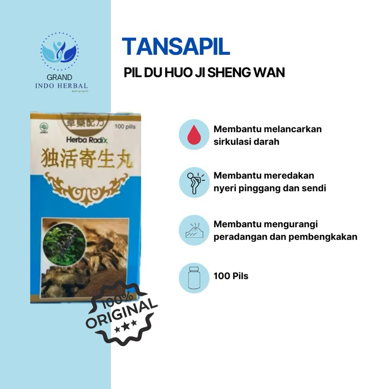 Tansapil obat nyeri sendi, lutut, pinggang, otot kaku dan pegal linu