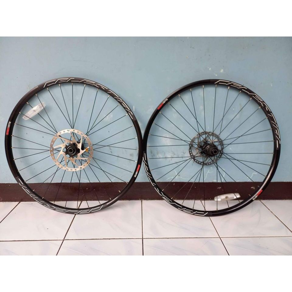 Wheelset 27.5 Rims Syte Celestial Hfh Deore M6010 TA boost
