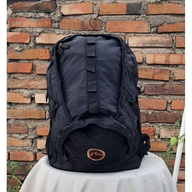 rusty vintage backpack